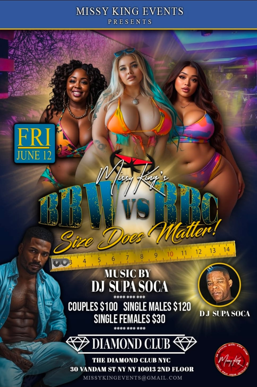 BBW vs BBC NYC – The Hottest Size Does Matter Edition | June 12, 2026