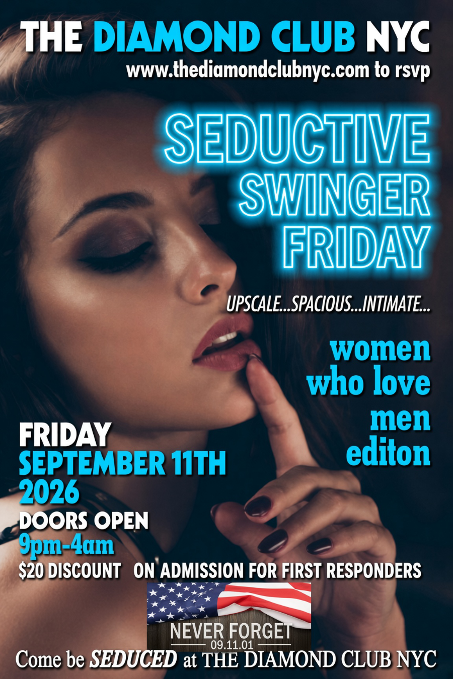 Seductive Swinger Friday | Women Who Love Men Edition | September 11th 2026