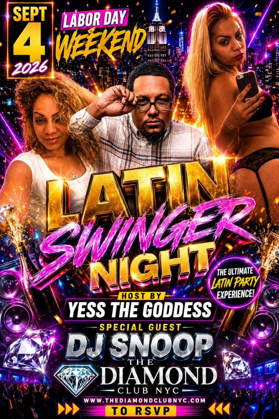 Latin Swinger Night – Labor Day Weekend Kickoff