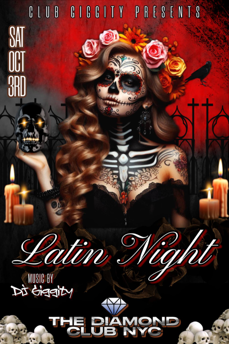 Sexy Saturday Latin Playfest NYC – October 3, 2026 at The Diamond Club NYC
