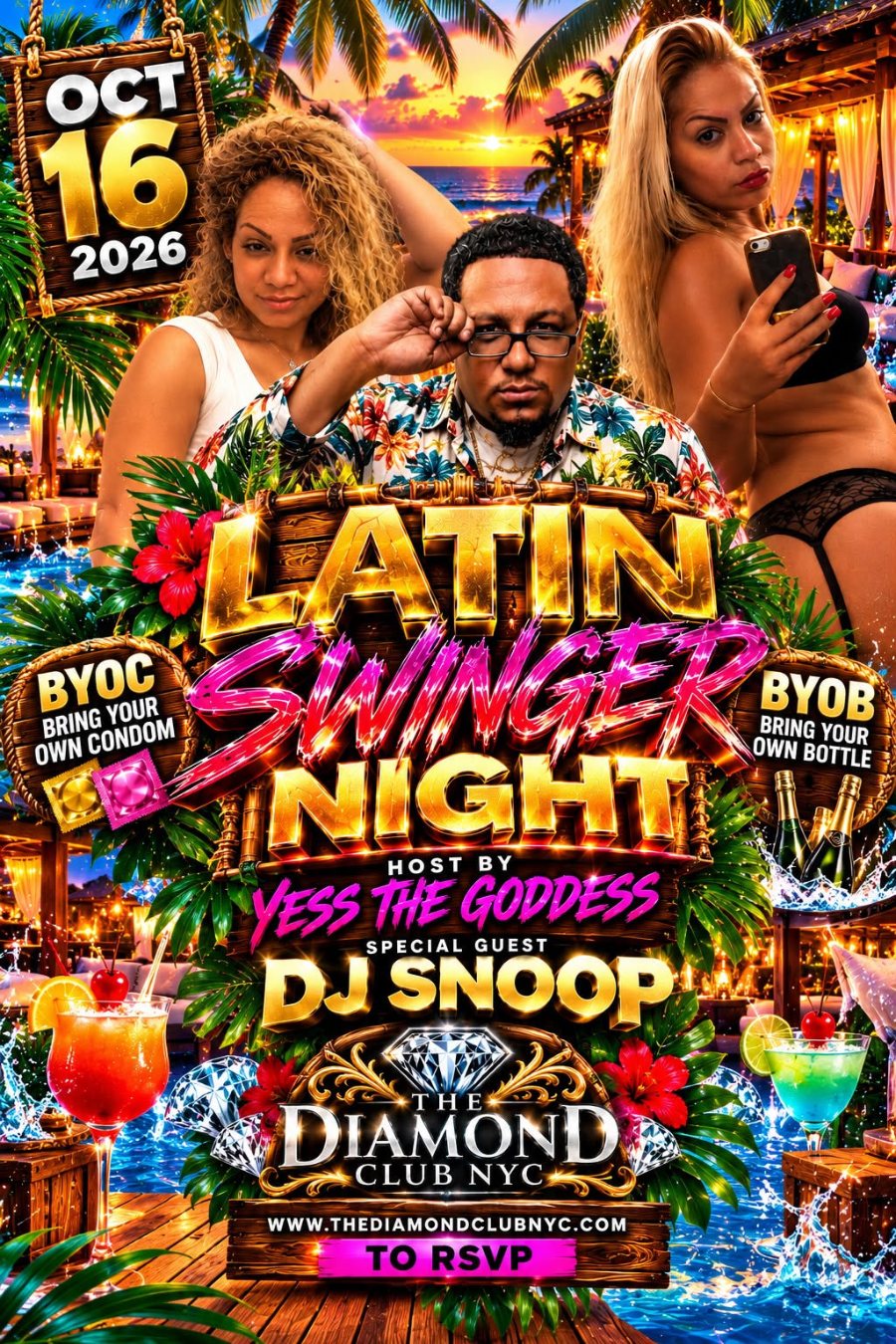 Latin Swinger Night – Ultimate Latin Party | Friday October 16th